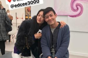 Chen Guanxi basks in a daughter, alaia wears sungl