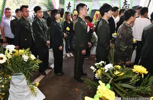 Zhou Peng ashes of the dead answers martyr of put out a fire to placing army honor in home town home