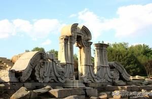 Beijing is round park of bright garden relics, see these incomplete wall break a wall to know to onc