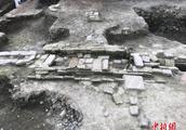 Chengdu of emersion of relics of city of Tang Song lane