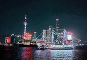 High-rise of Shanghai of night scene of Oriental b