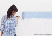 The wall paint that just brushed with respect to c