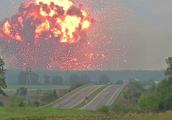 Loss miserable intense! Wu Kelan ammunition depot explodes, burn down black of 70 thousand tons of a