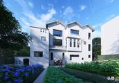 Three-layer is contemporary Chinese style is villa