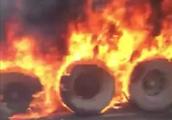 Break out! Chengdu circles city high speed one van spontaneous combustion! Smother billow