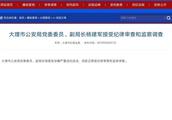 Deputy director general of 2 public security bureau of Yunnan Dali city is suspected of violating di