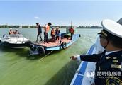 Kunming city organizes ships of pair of water area of open waters of pool of another name for Yunnan