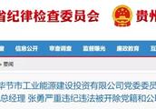 Be suspected of violating discipline badly to break the law, bi Jie one state-owend enterprise deput