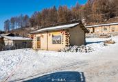 Jilin has a little village below long white hill, the countryside that compare snow is more primitiv