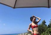 Wheat of intent of law of Li Yong's daughter basks in a swimsuit beauty to illuminate, cause netize