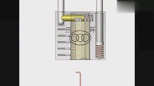 三环锁 小时候开过嘛,快看看是怎么打开的吧!西瓜视频