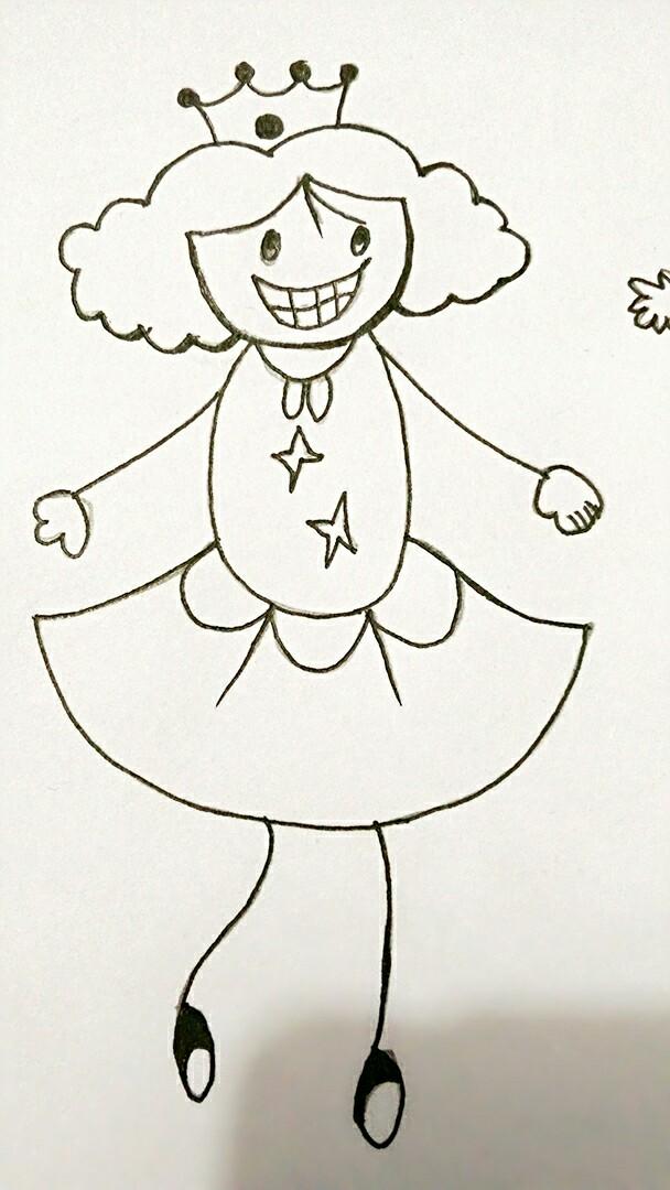 简单的小人物简笔画,手抄报手帐黑板报常用 -