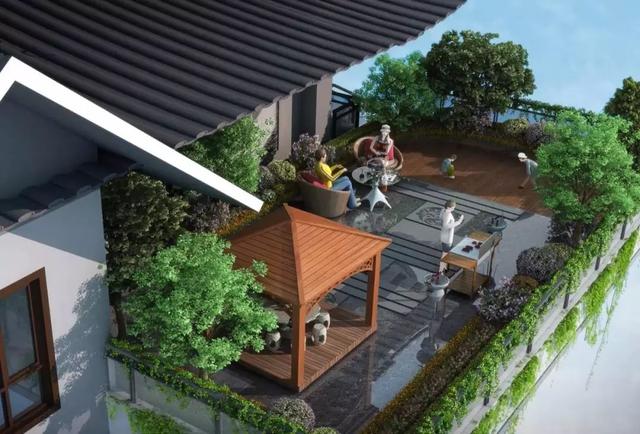 如今第4代住房很受欢迎家家有庭院层层是空中花园解放物业