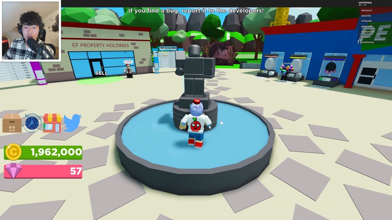 小飛象解說 roblox建築模擬器 十秒居然就可以建造加油站!