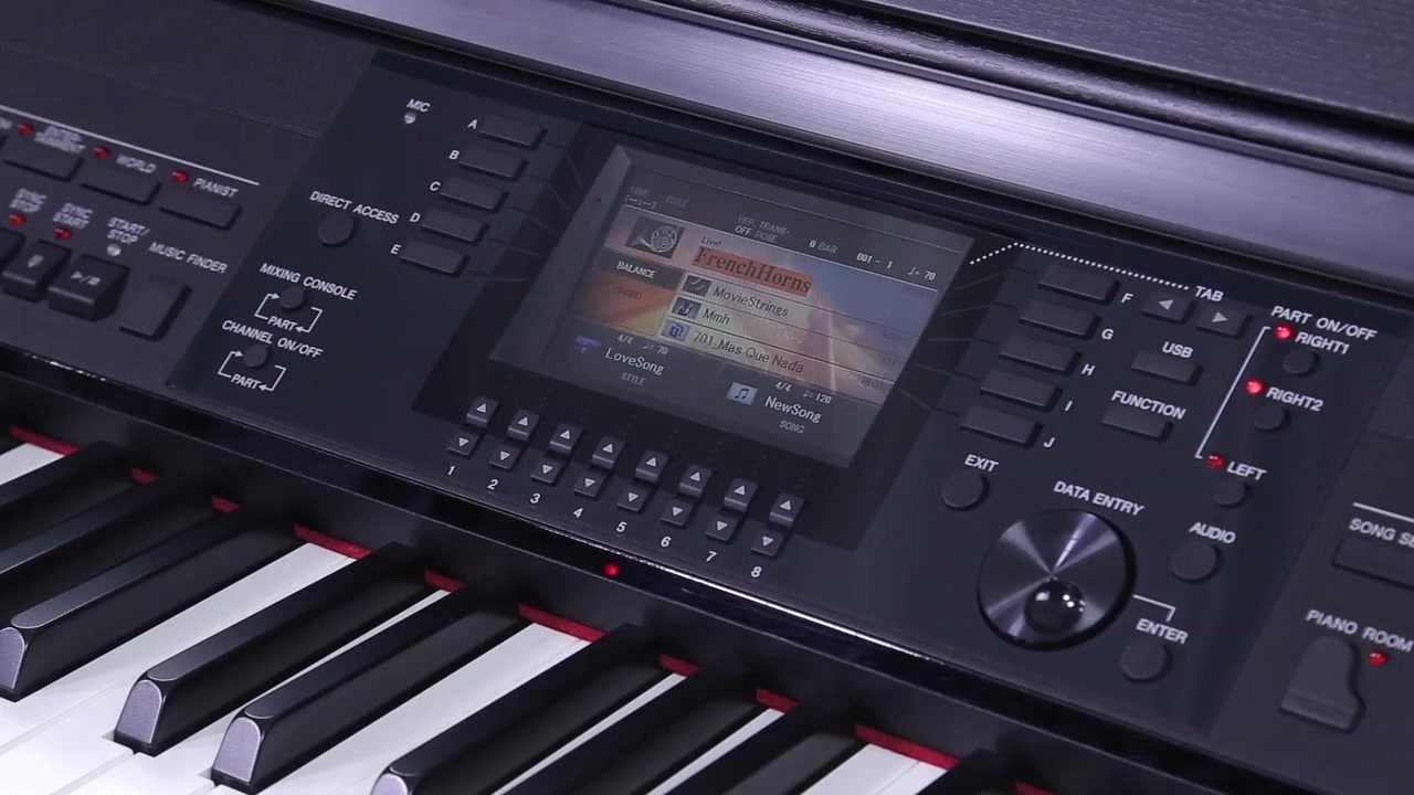 yamahacvp701自动伴奏指法及和弦字典功能