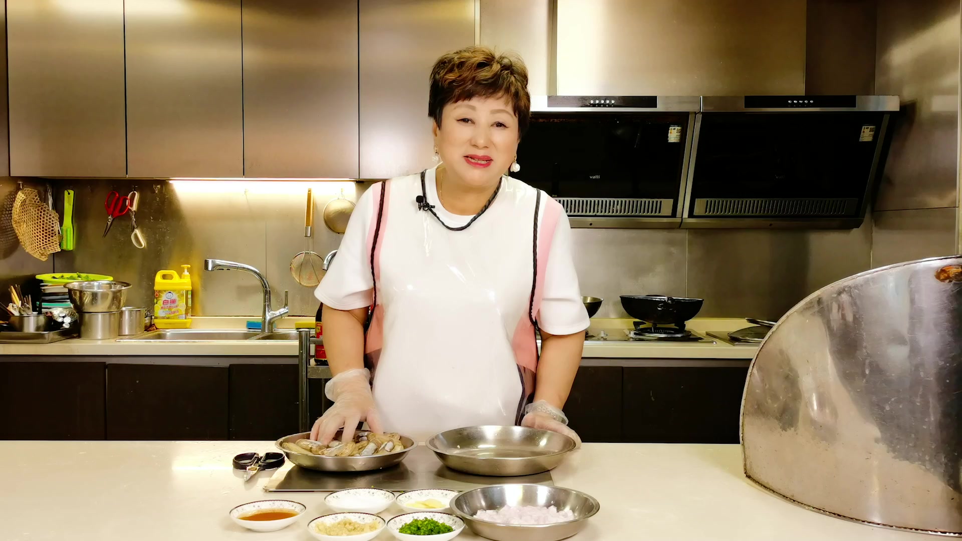 汪姐家常菜平底锅蛏子汪姐私房菜蛏子