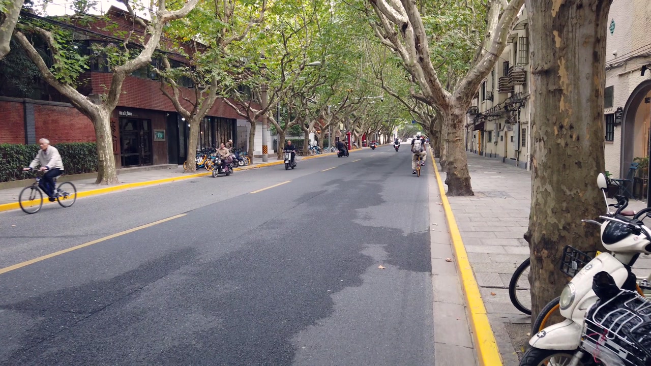 【城市旅人】在上海复兴西路散步,第一人称视角漫游上海 - 西瓜视频