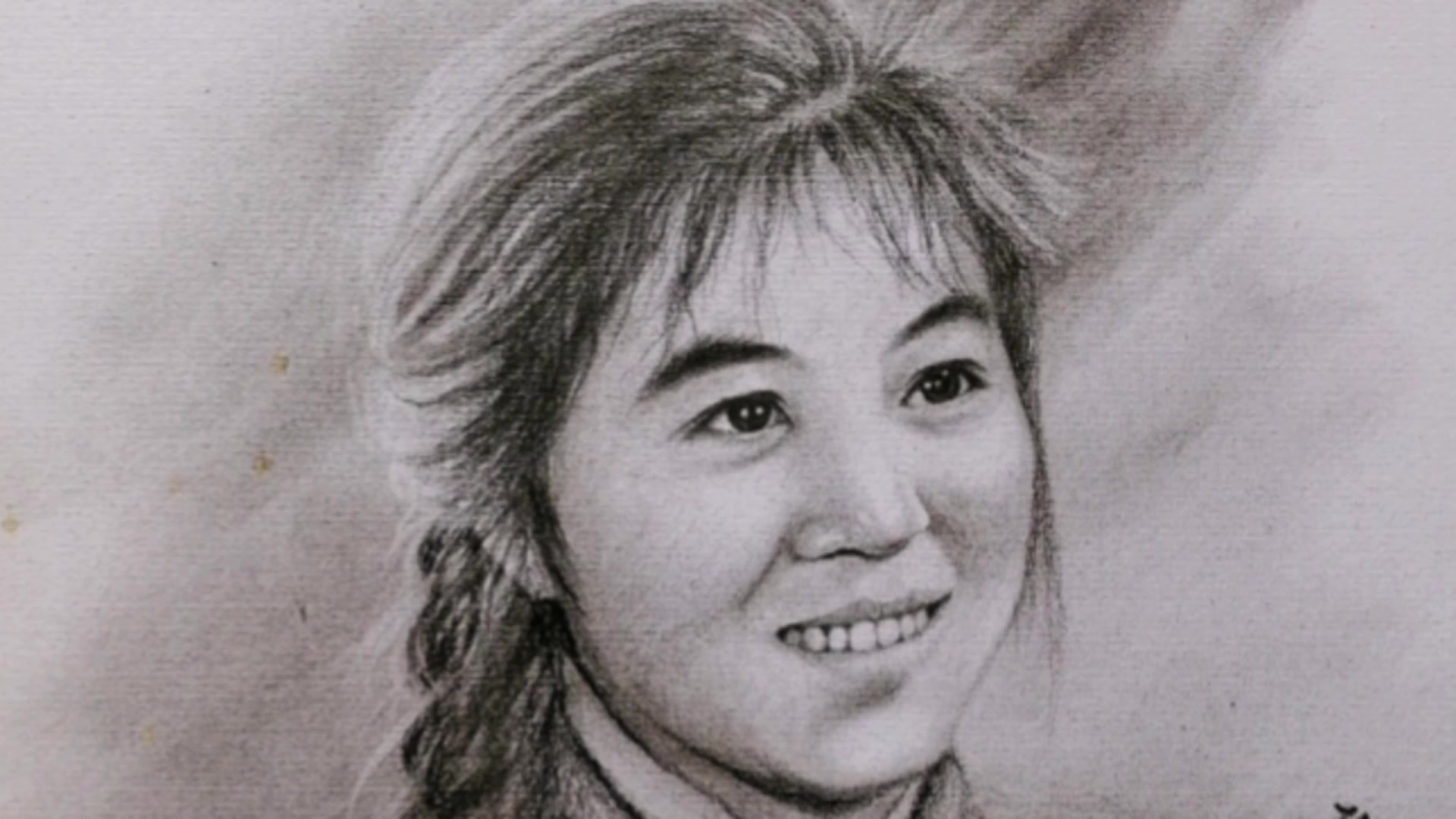 素描母亲送给为我操劳奉献所有青春年华的母亲