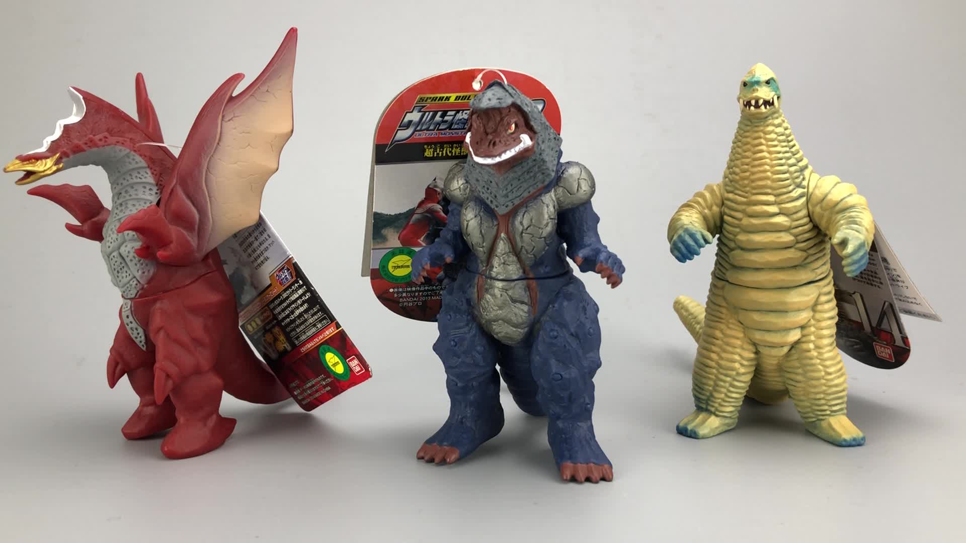 银河奥特曼怪兽500软胶 哥尔赞 美尔巴 迪迦 - 西瓜视频