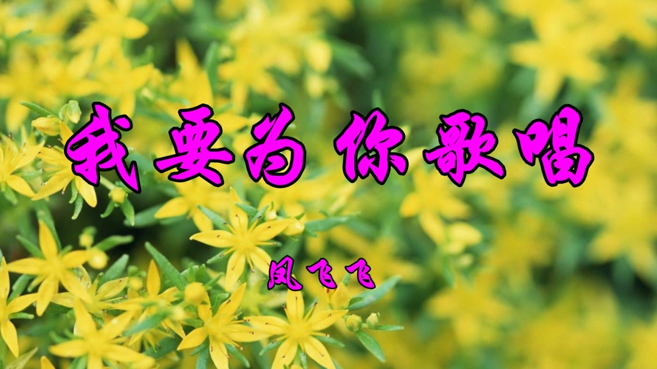 凤飞飞一首我要为你歌唱好听至极