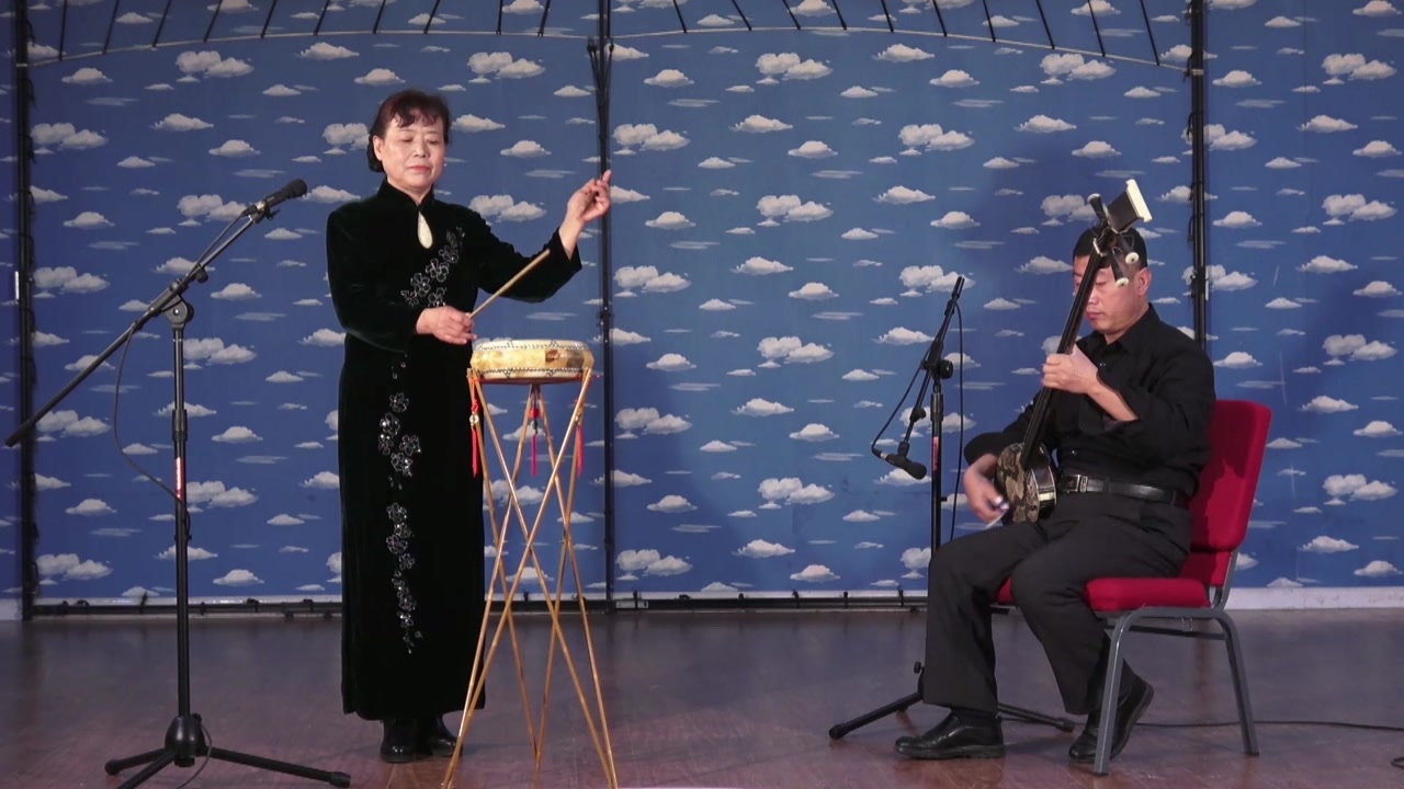 西河大鼓杨家将灵堂雄安新区容城县王凤仙演唱